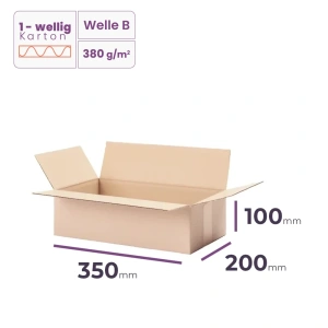 _Faltkarton_350x200x100_mm_-_welle_B/380_-_6120_Stück