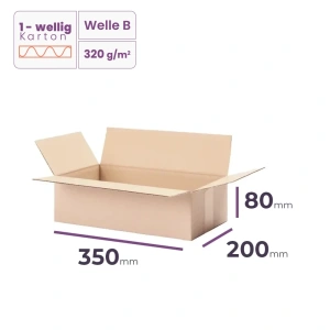 _Faltkarton_350x200x80_mm_-_welle_B/320_-_2400_Stück