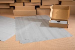 Seidenpapier grau zum Verpacken 50 x 70 cm, 100 Blatt
