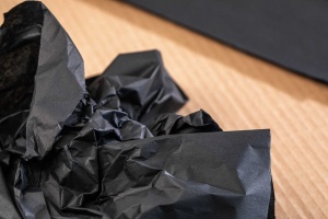 Seidenpapier schwarze zum Verpacken