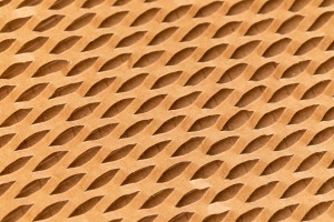 Waben-Packpapier 20 cm/100 m grau