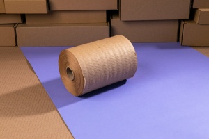 Waben-Packpapier 20 cm/100 m grau