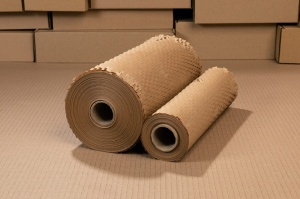 Waben-Packpapier 20 cm/100 m grau