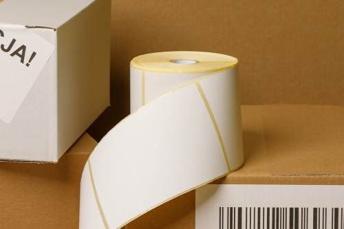 Thermo-Etikett auf Rolle 100x150 mm