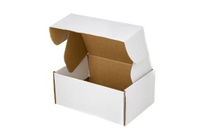 Maxibriefkarton 160 mm x 110 mm x 70 mm - weiß