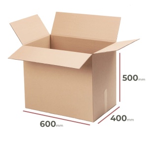 Faltkarton 600x400x500 mm - Verpackung 320 Stück Aussenmaß