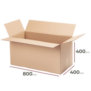 Faltkarton 800x400x400 mm - Verpackung 260 Stück Aussenmaß