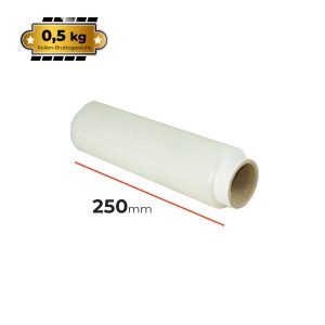 Stretchfolie 250 mm 0.5 kg transparent 23 my
