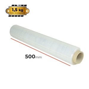 Stretchfolie 500 mm 1.5 kg transparent 23 my