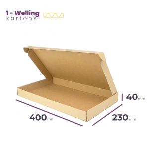 Karton Versandkarton 400x230x40 mm - Verpackung 40 Stück