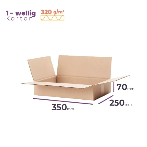 _Faltkarton_350x250x70_mm_-_welle_B/320_-_10200_Stück_