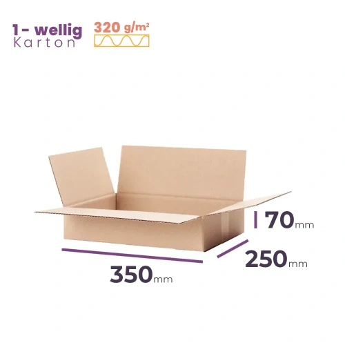 _Faltkarton_350x250x70_mm_-_welle_B/320_-_6120_Stück_