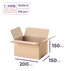 _Faltkarton_200x150x150_mm_-_welle_B/350_-_8160_Stück