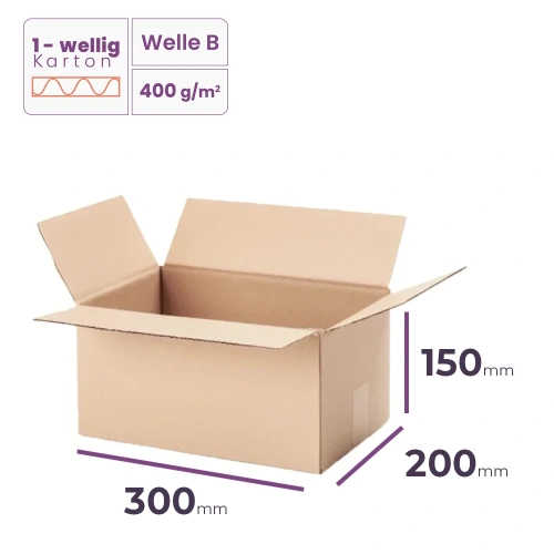 _Faltkarton_300x200x150_mm_-_welle_B/400_-_4480_Stück_