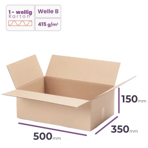 _Faltkarton_500x350x150_mm_-_welle_B/415_-_5400_Stück