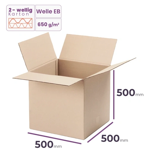 _Faltkarton_500x500x500_mm_-_welle_EB/650_-_580_Stück 