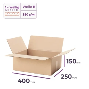 _Faltkarton_400x250x150_mm_-_welle_B/380_-_3780_Stück_