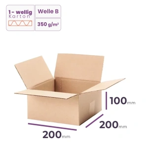_Faltkarton_200x200x100_mm_-_welle_B/350_-_8160_Stück_