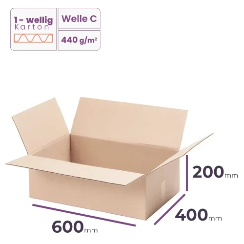 _Faltkarton_600x400x200_mm_-_welle_C/440_-_1040_Stück