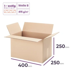 _Faltkarton_400x250x250_mm_-_welle_B/415_-_1020_Stück_